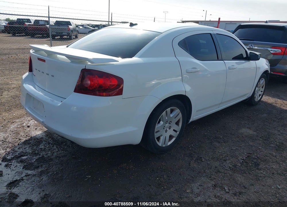 2014 DODGE AVENGER VIN: 1C3CDZAB3EN222732