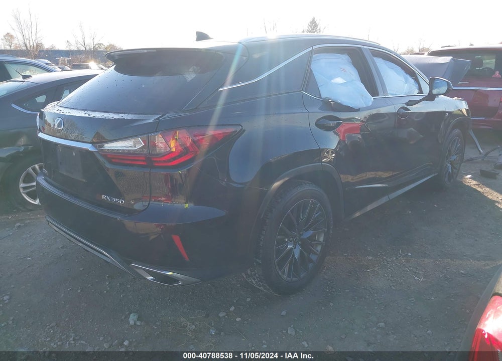2018 LEXUS RX 350 F-SPORT VIN: 2T2BZMCA6JC151860
