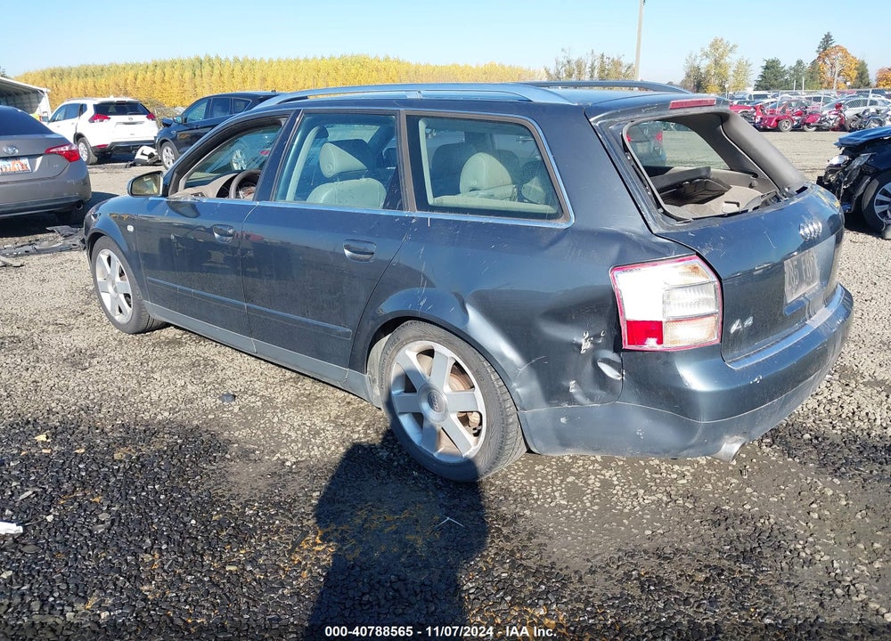 2002 AUDI A4 3.0 AVANT VIN: WAUVT58E12A225158