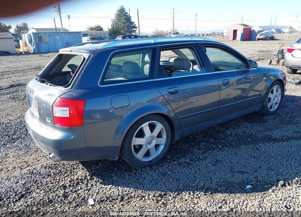 2002 AUDI A4 3.0 AVANT VIN: WAUVT58E12A225158