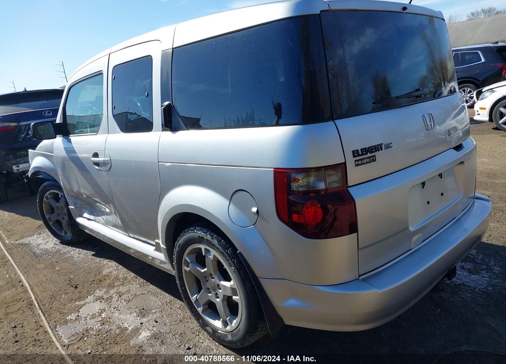 2007 HONDA ELEMENT SC VIN: 5J6YH18987L013554