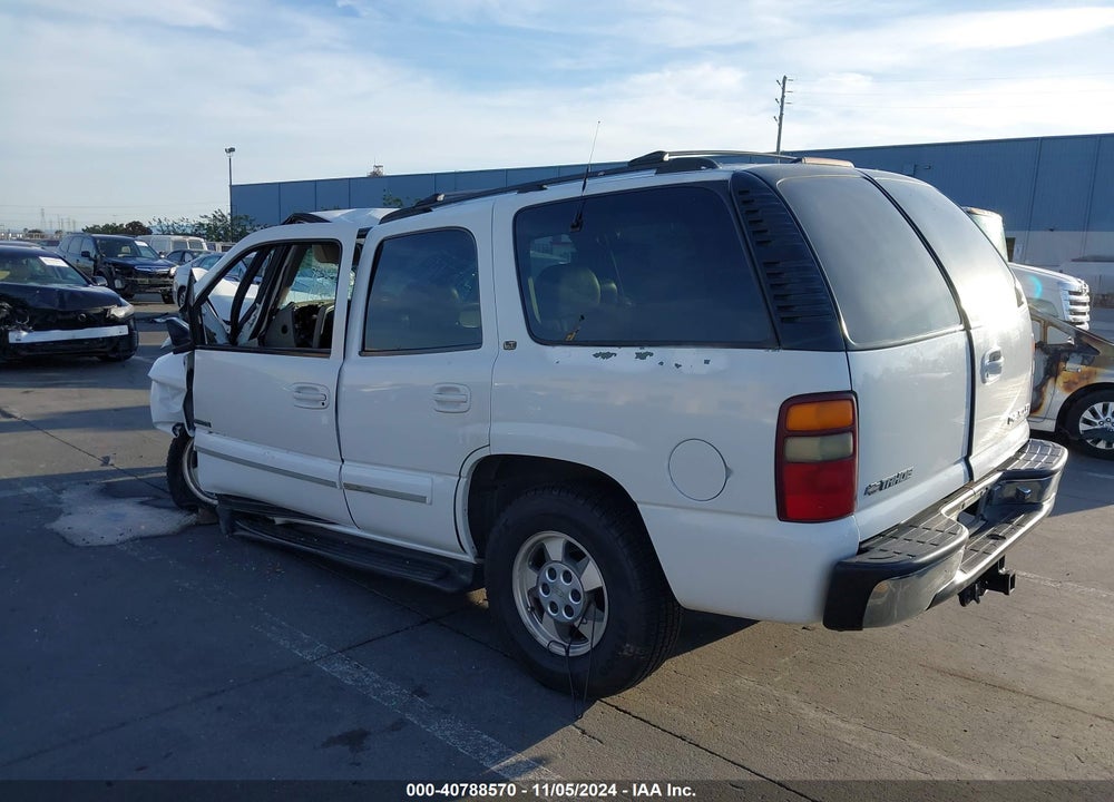 2001 CHEVROLET TAHOE LT VIN: 1GNEK13TX1J244592