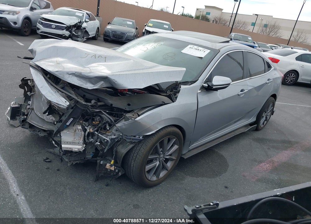 2019 HONDA CIVIC EX VIN: 19XFC1F39KE212804