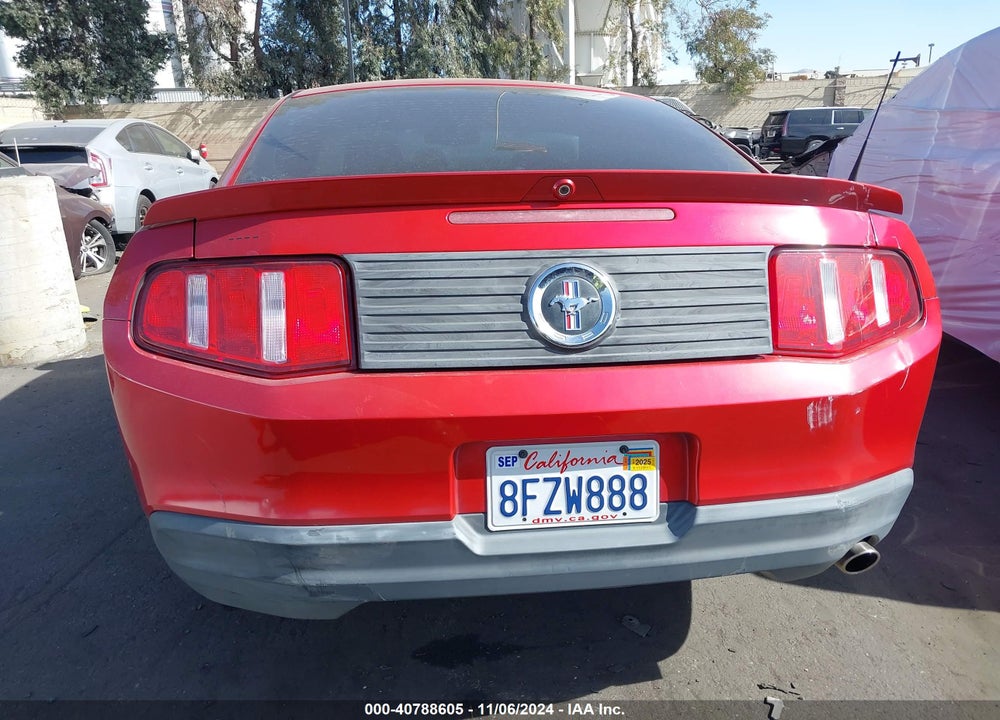2010 FORD MUSTANG V6/V6 PREMIUM VIN: 1ZVBP8AN1A5114877