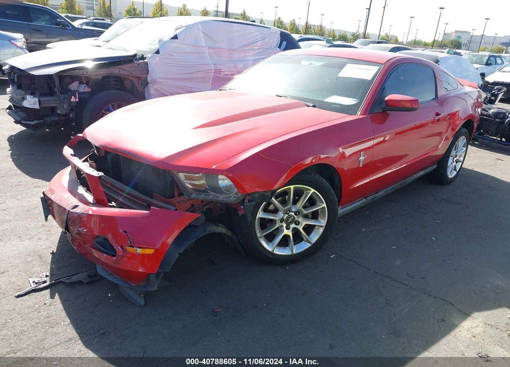 2010 FORD MUSTANG V6/V6 PREMIUM VIN: 1ZVBP8AN1A5114877
