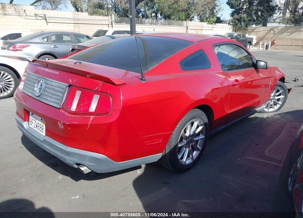 2010 FORD MUSTANG V6/V6 PREMIUM VIN: 1ZVBP8AN1A5114877
