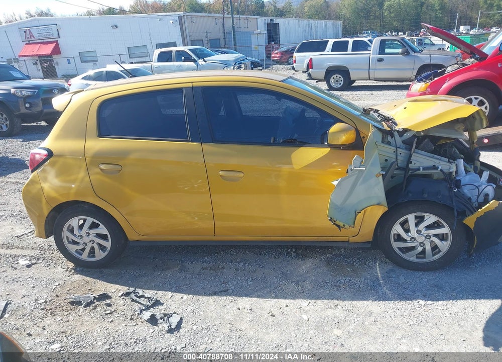 2021 MITSUBISHI MIRAGE CARBONITE EDITION/ES/LE VIN: ML32AUHJ4MH002273