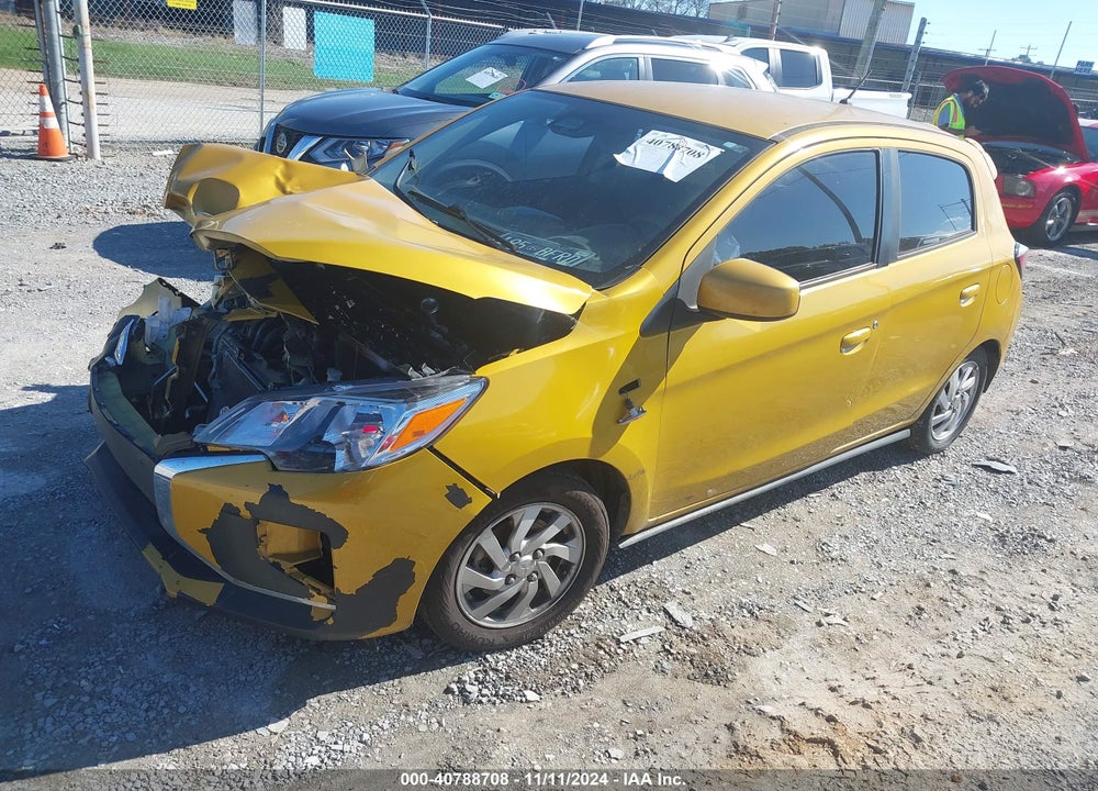 2021 MITSUBISHI MIRAGE CARBONITE EDITION/ES/LE VIN: ML32AUHJ4MH002273