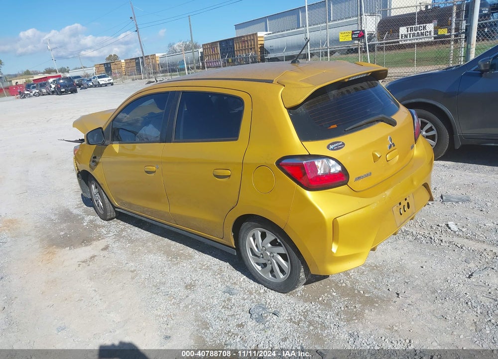 2021 MITSUBISHI MIRAGE CARBONITE EDITION/ES/LE VIN: ML32AUHJ4MH002273