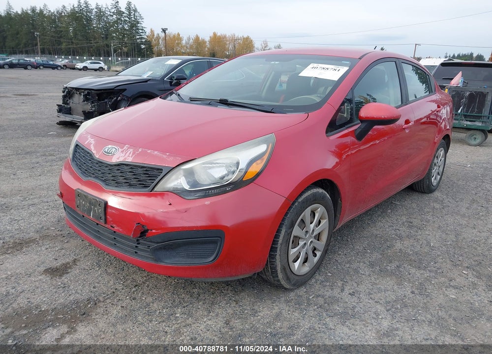 2013 KIA RIO LX VIN: KNADM4A38D6111322