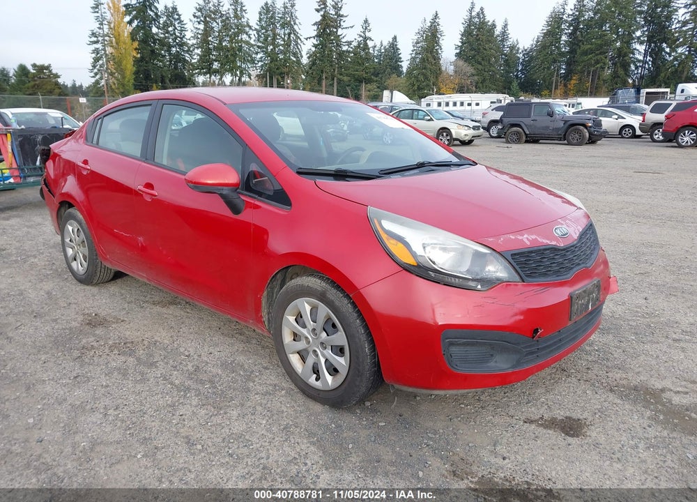 2013 KIA RIO LX VIN: KNADM4A38D6111322