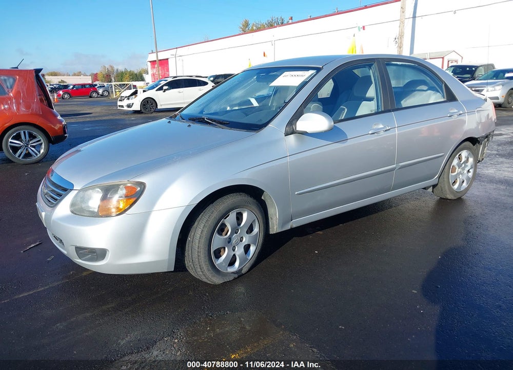2009 KIA SPECTRA LX VIN: KNAFE222395649097