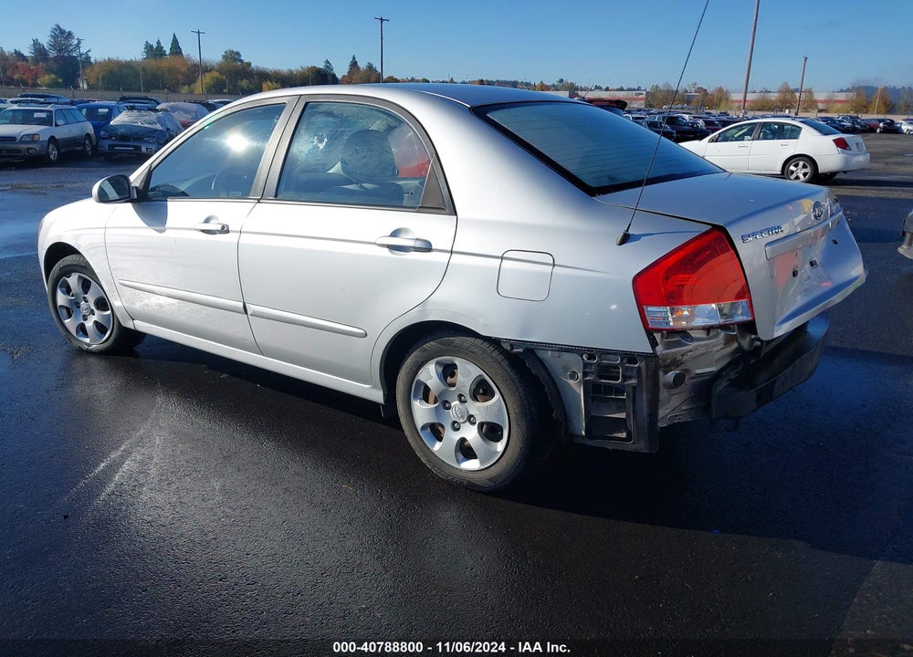 2009 KIA SPECTRA LX VIN: KNAFE222395649097