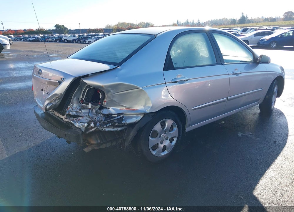 2009 KIA SPECTRA LX VIN: KNAFE222395649097