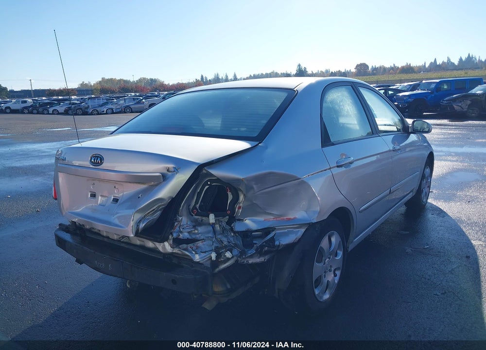 2009 KIA SPECTRA LX VIN: KNAFE222395649097