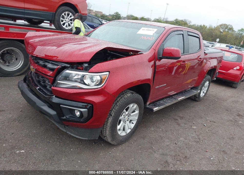 2022 CHEVROLET COLORADO 2WD SHORT BOX LT VIN: 1GCGSCEN0N1123121