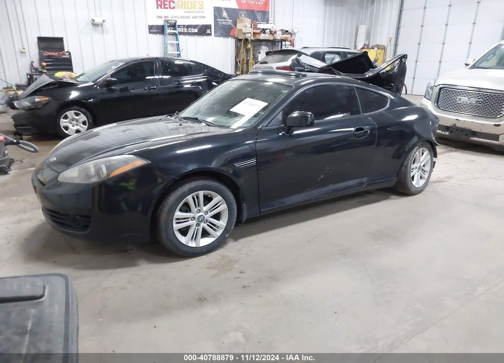 2008 HYUNDAI TIBURON GS VIN: KMHHM66D58U264917