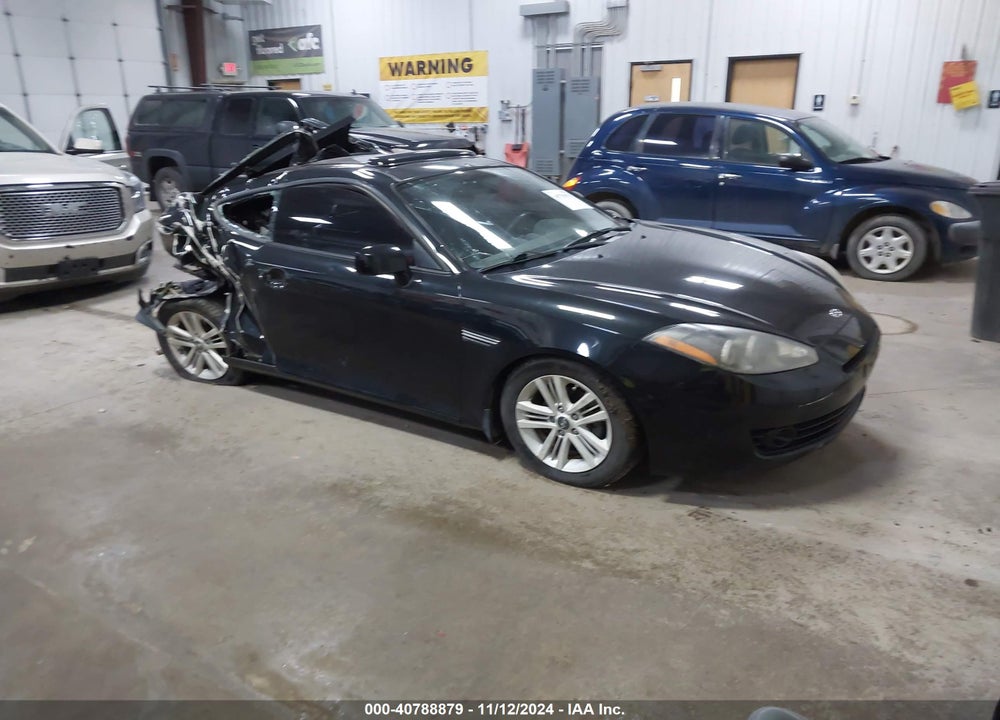 2008 HYUNDAI TIBURON GS VIN: KMHHM66D58U264917