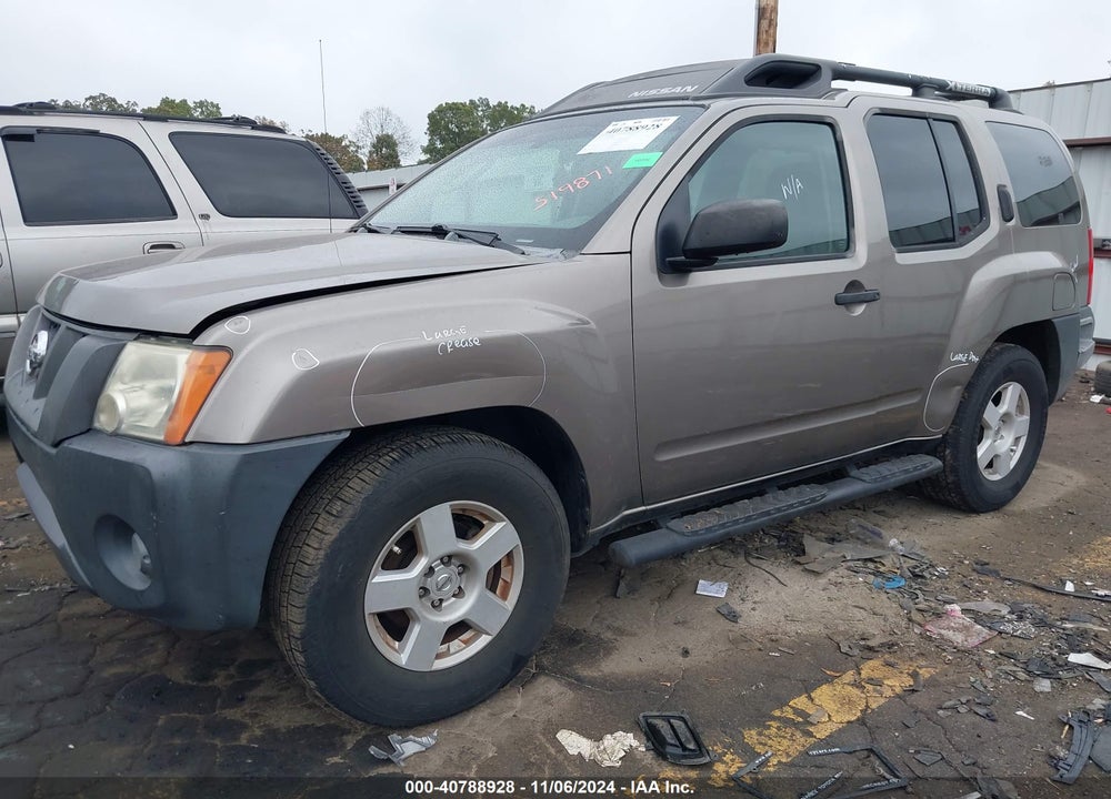 2006 NISSAN XTERRA S VIN: 5N1AN08U76C519871