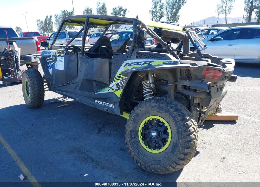 2017 POLARIS RZR XP 4 1000 EPS VIN: 3NSVFE993HF791218