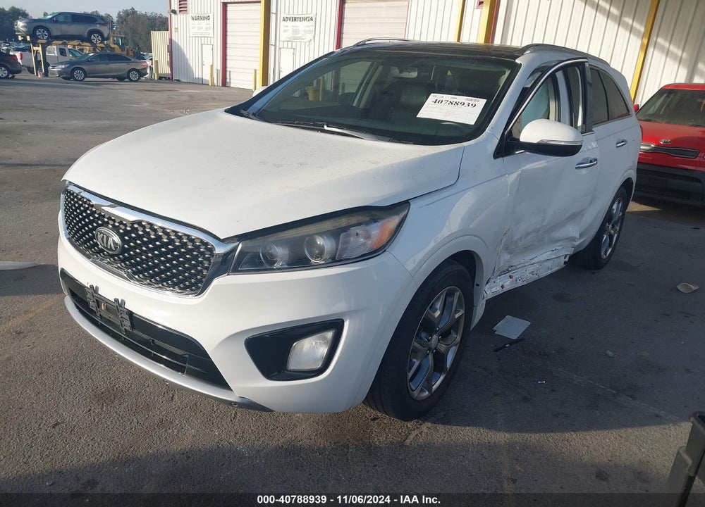 2016 KIA SORENTO 3.3L SX VIN: 5XYPK4A58GG083580