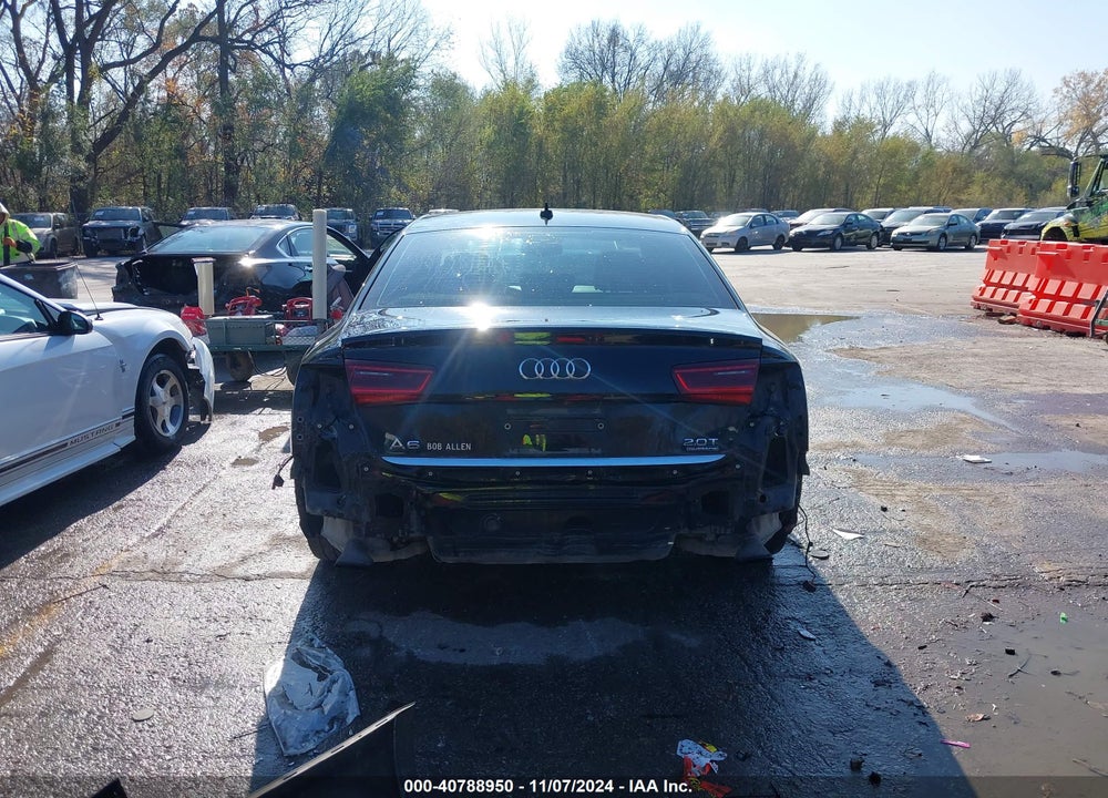 2016 AUDI A6 2.0T PREMIUM PLUS VIN: WAUGFAFC7GN061540