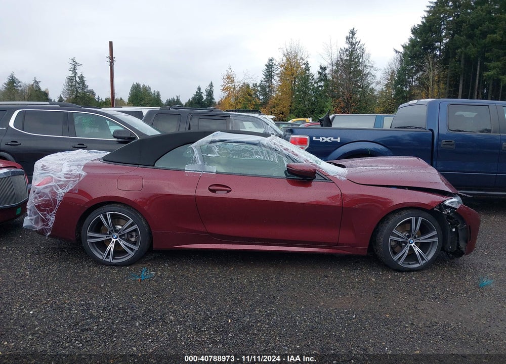 2022 BMW 430I XDRIVE VIN: WBA43AT07NCH63049