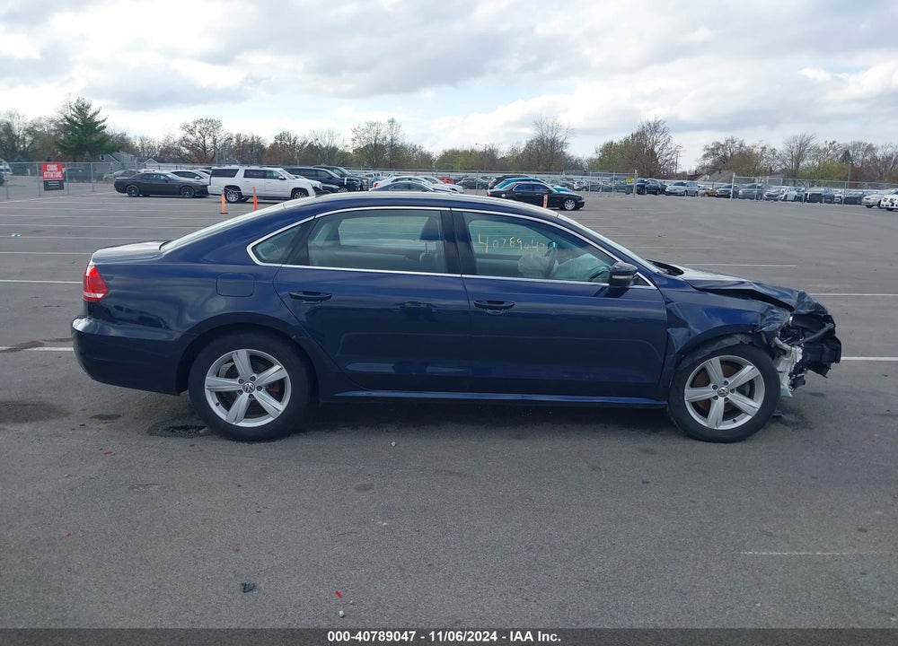 2013 VOLKSWAGEN PASSAT 2.0L TDI SE VIN: 1VWBN7A35DC130031