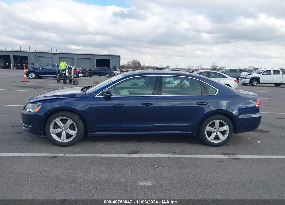 2013 VOLKSWAGEN PASSAT 2.0L TDI SE VIN: 1VWBN7A35DC130031