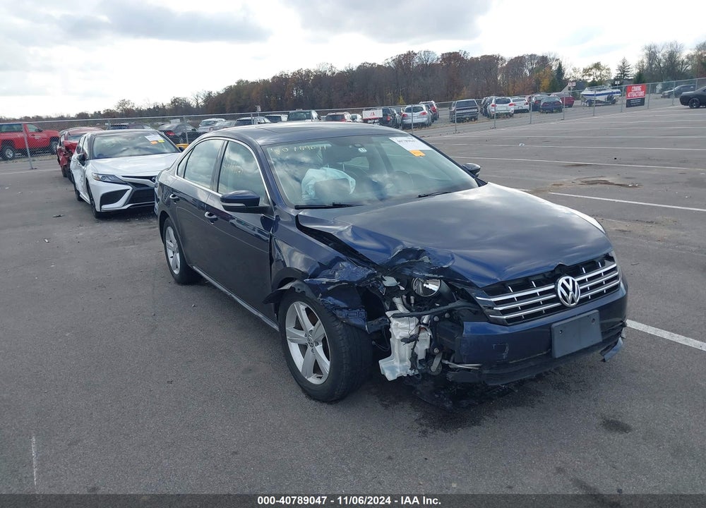 2013 VOLKSWAGEN PASSAT 2.0L TDI SE VIN: 1VWBN7A35DC130031