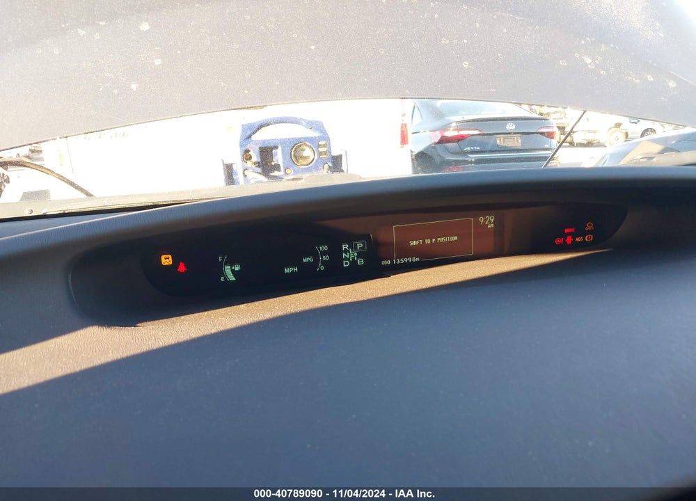 2012 TOYOTA PRIUS THREE VIN: JTDKN3DU5C1560345