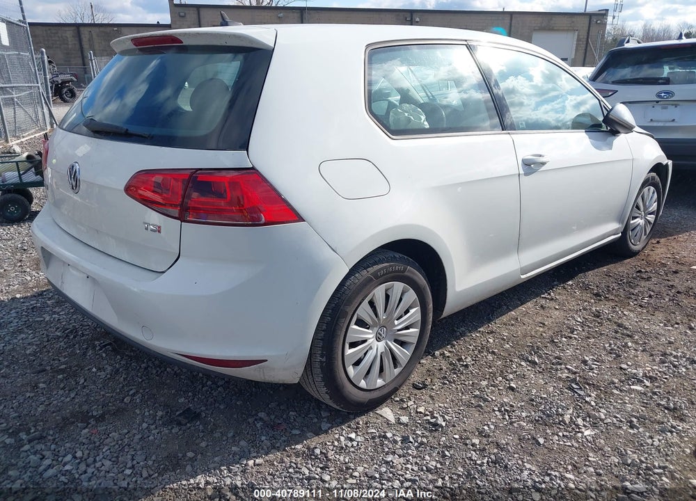 2015 VOLKSWAGEN GOLF LAUNCH EDITION 2-DOOR VIN: 3VW817AU4FM022371