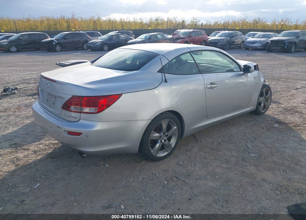 2010 LEXUS IS 250C VIN: JTHFF2C29A2513608