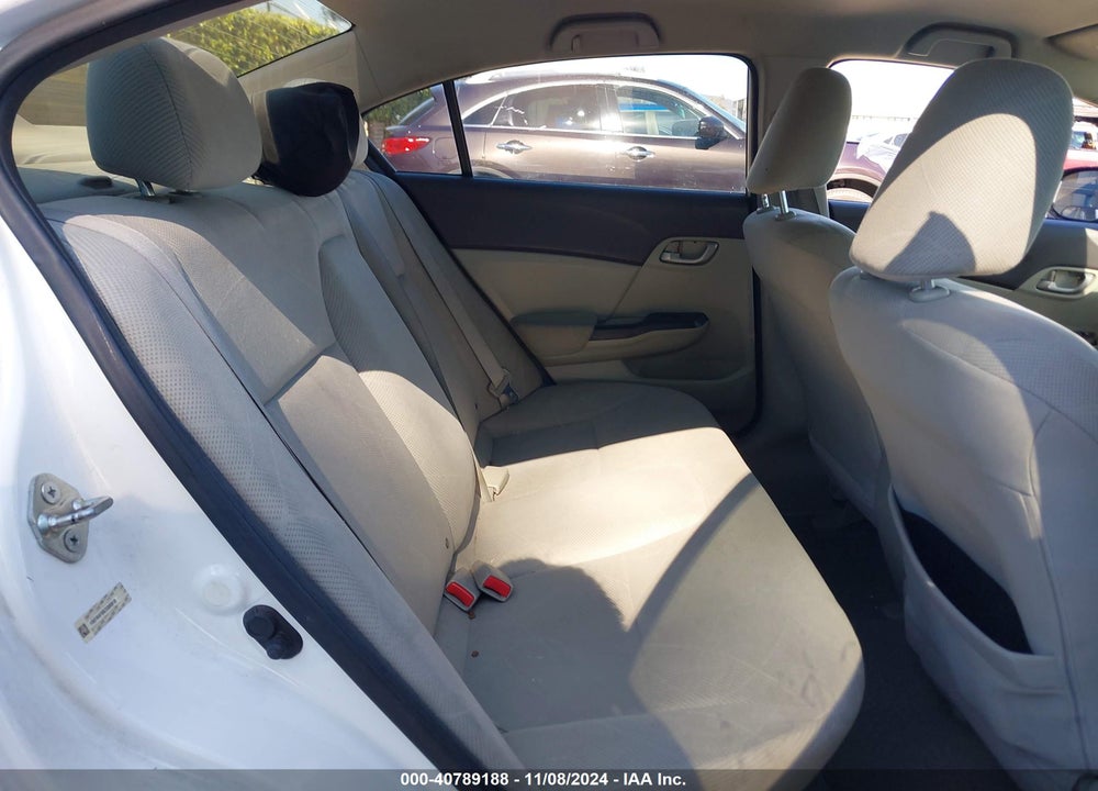 2012 HONDA CIVIC SDN CNG/NATURAL GAS VIN: 19XFB5F55CE000818