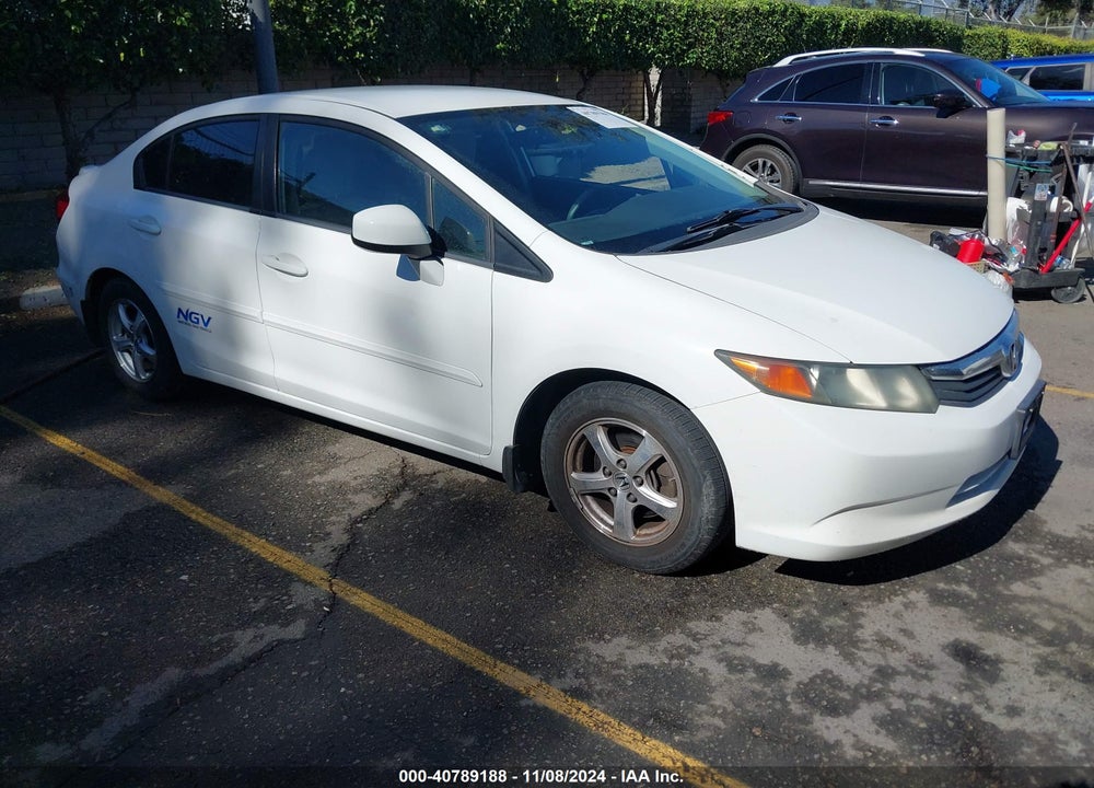2012 HONDA CIVIC SDN CNG/NATURAL GAS VIN: 19XFB5F55CE000818