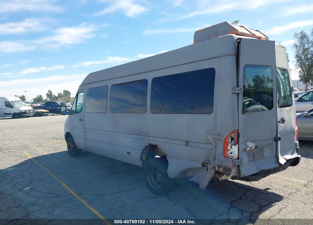 2004 DODGE SPRINTER VAN 3500 HIGH ROOF VIN: WD2PD544045651956