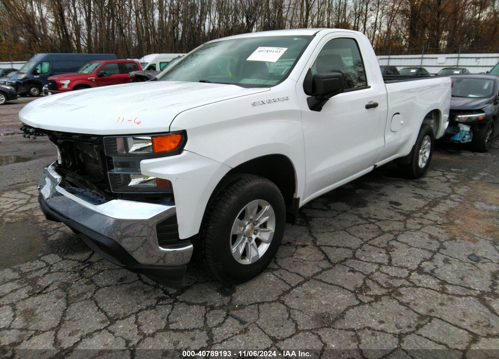 2021 CHEVROLET SILVERADO 1500 2WD LONG BED WT VIN: 3GCNWAEF1MG346910