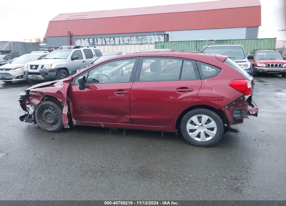 2016 SUBARU IMPREZA 2.0I VIN: JF1GPAA60GH302067