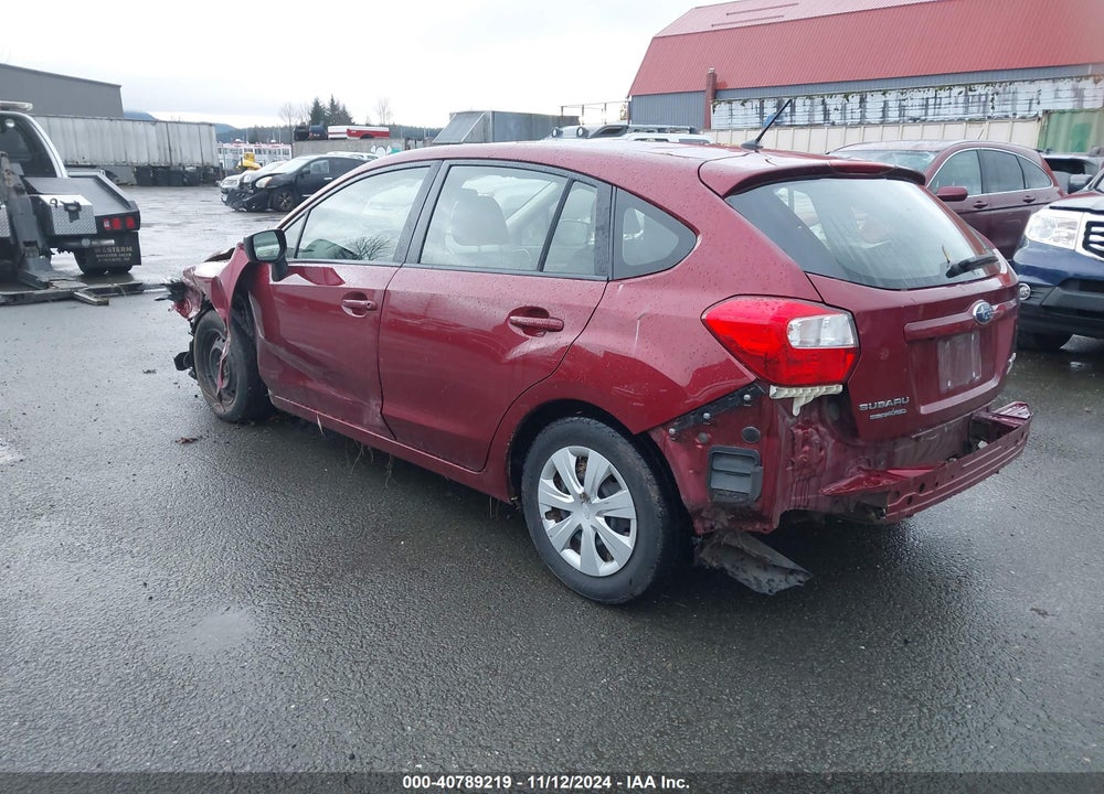 2016 SUBARU IMPREZA 2.0I VIN: JF1GPAA60GH302067