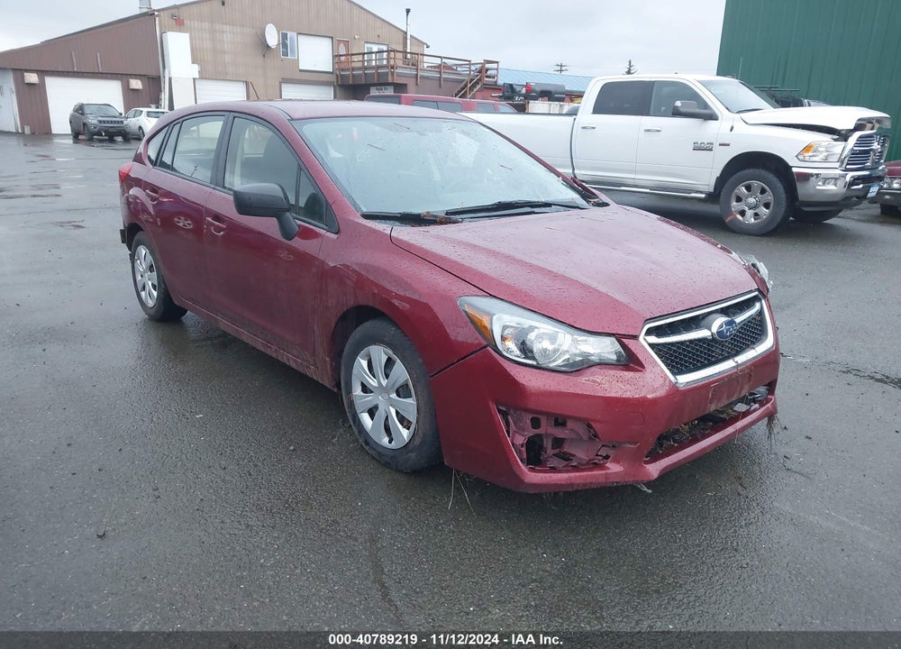 2016 SUBARU IMPREZA 2.0I VIN: JF1GPAA60GH302067