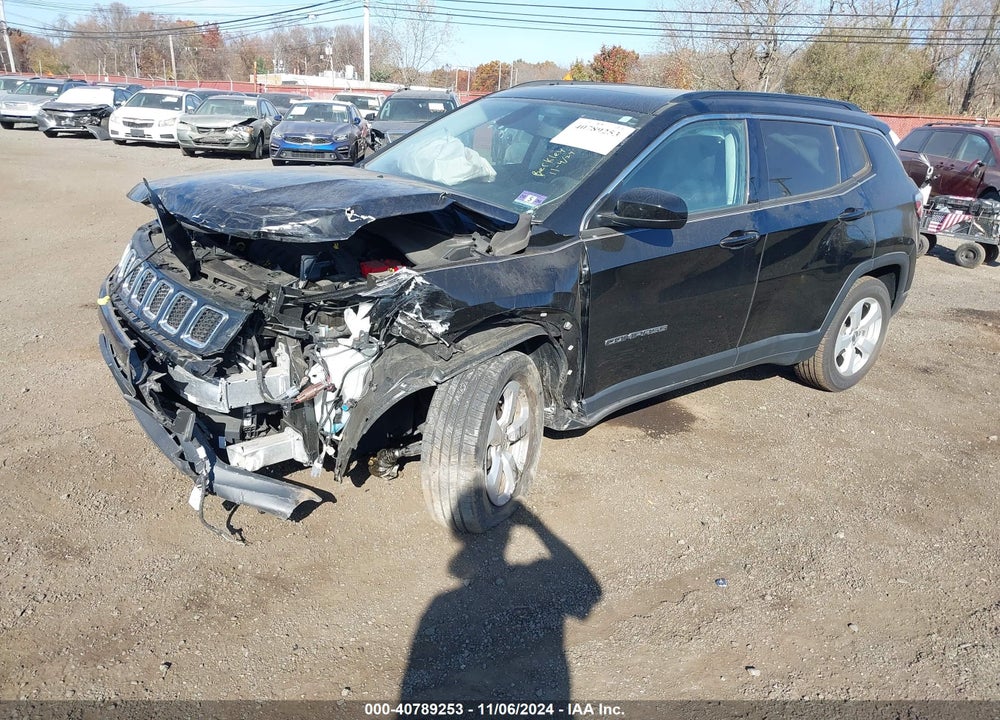 2019 JEEP COMPASS LATITUDE 4X4 VIN: 3C4NJDBB9KT772401