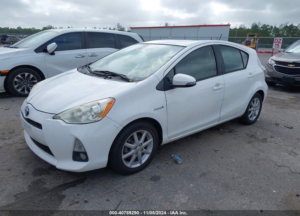 2012 TOYOTA PRIUS C FOUR VIN: JTDKDTB37C1508180