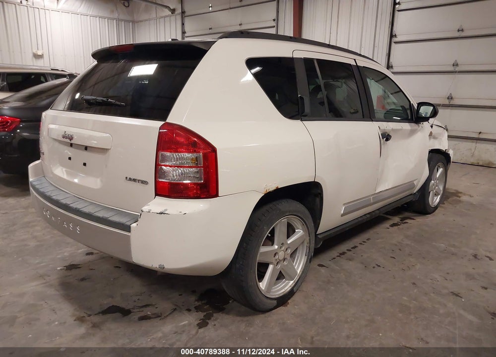 2008 JEEP COMPASS LIMITED VIN: 1J8FF57W48D510624