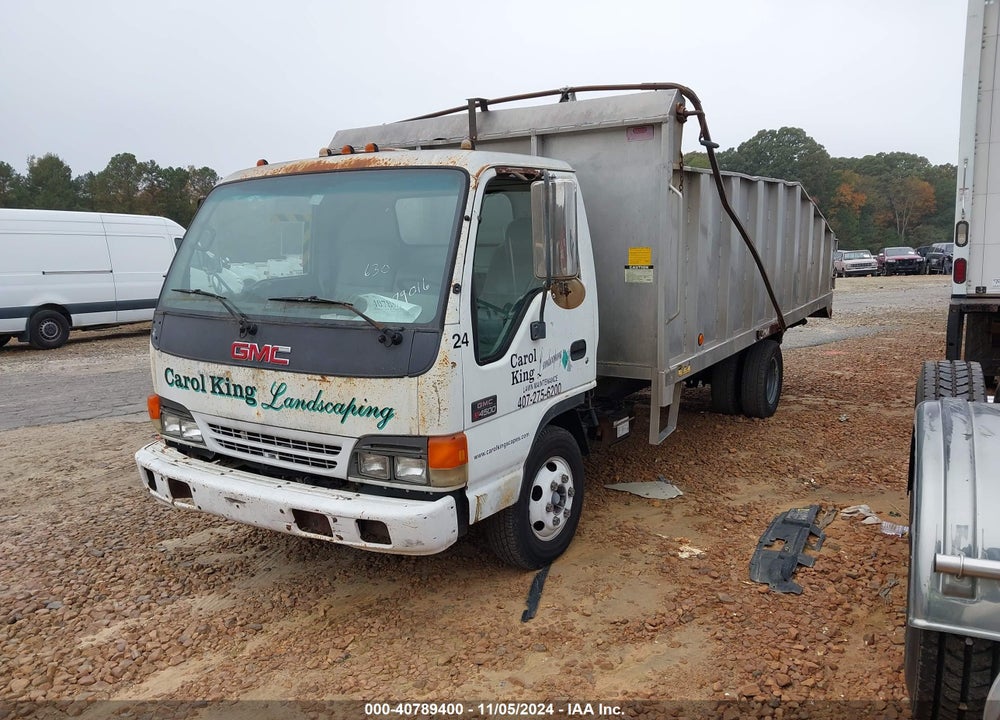 2002 GMC W4S042 14,500 REG CAB VIN: J8DC4B15527000060