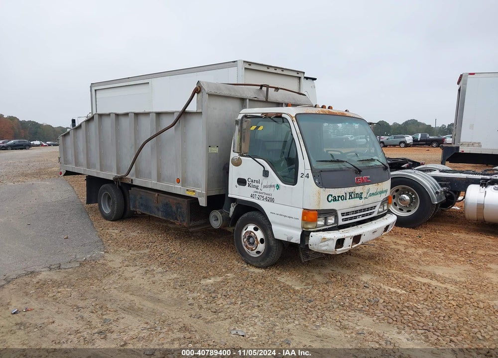 2002 GMC W4S042 14,500 REG CAB VIN: J8DC4B15527000060