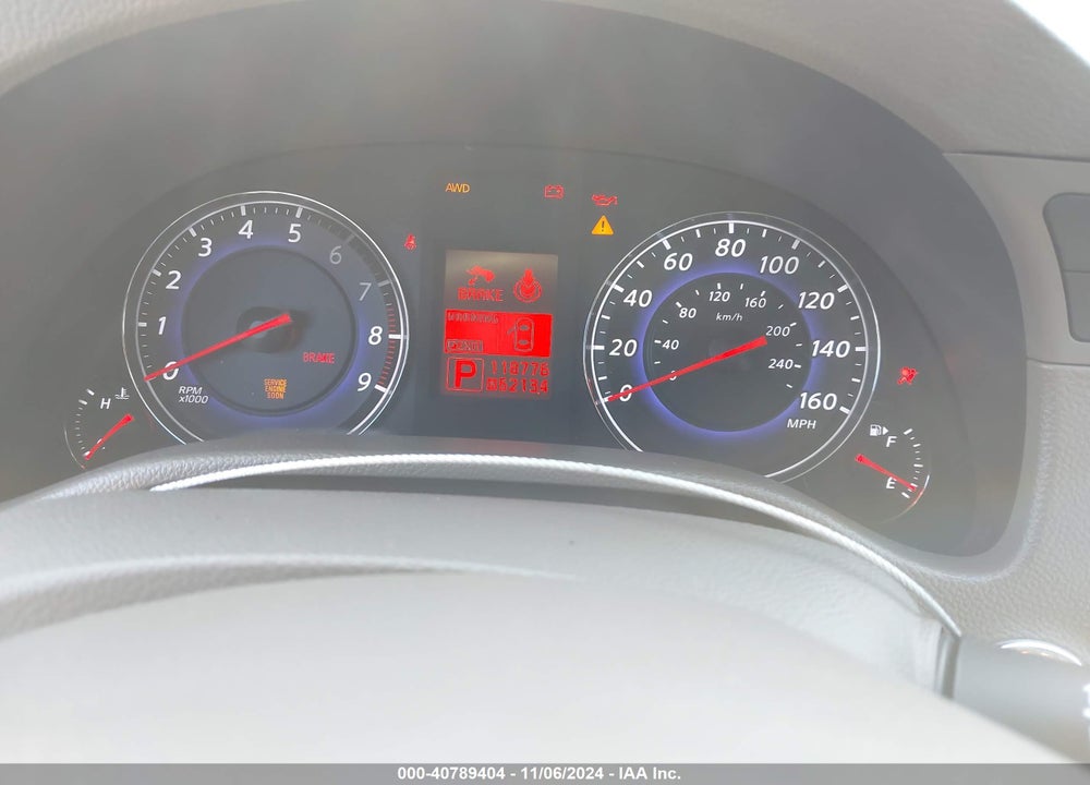 2009 INFINITI G37X VIN: JNKCV61F59M353455