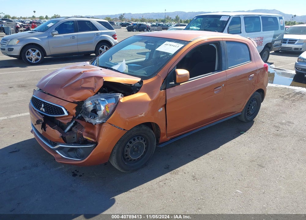 2019 MITSUBISHI MIRAGE RF VIN: ML32A3HJ7KH009175