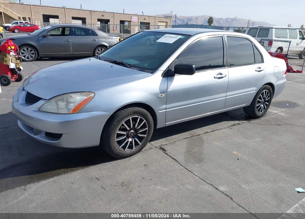 2004 MITSUBISHI LANCER ES VIN: JA3AJ26E34U020921