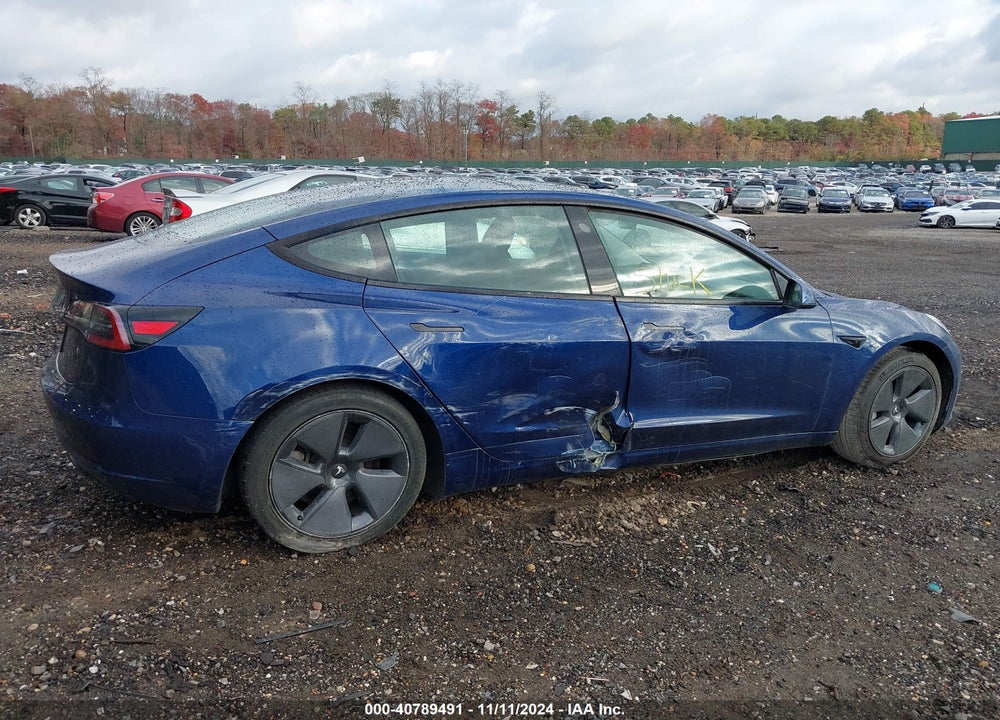 2021 TESLA MODEL 3 STANDARD RANGE PLUS REAR-WHEEL DRIVE VIN: 5YJ3E1EAXMF907545