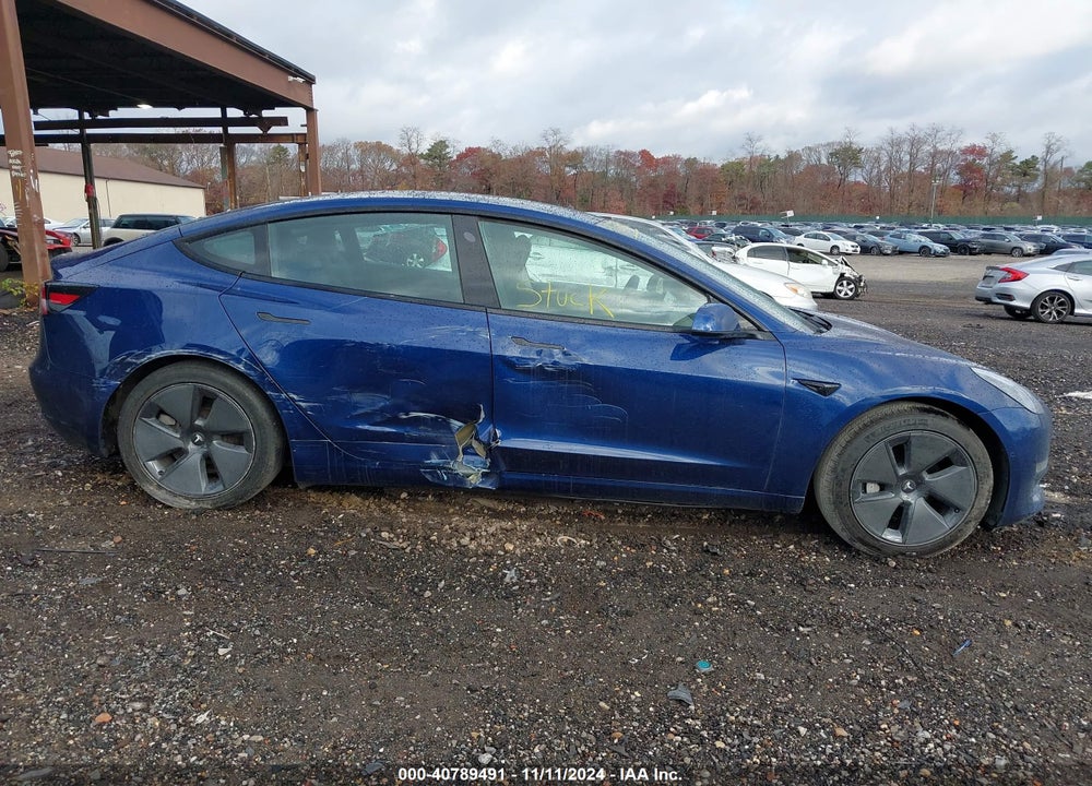 2021 TESLA MODEL 3 STANDARD RANGE PLUS REAR-WHEEL DRIVE VIN: 5YJ3E1EAXMF907545